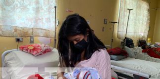 Nacimiento de bebés en el Hospital Alemán, Managua