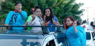 Continúan en Managua alegres dianas en saludo a octubre victorioso