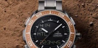 Omega presentó el valor del reloj que da la hora de Marte