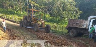Mejoras de caminos en Matiguás, Matagalpa