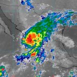 Orlene toca tierra en el noreste de México como huracán categoría 1 Orlene toca tierra en el noreste de México como huracán categoría 1