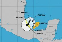 Tormenta tropical Karl se formó en el litoral del Golfo de México