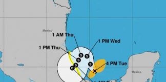 Tormenta tropical Karl se formó en el litoral del Golfo de México