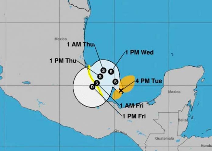 Tormenta tropical Karl se formó en el litoral del Golfo de México