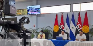 Conferencia de prensa del MINED Nicaragua