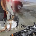Motociclista resulta con una pierna fracturada tras tirarse una señal de Alto Motociclista resulta con una pierna fracturada tras tirarse una señal de Alto