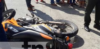 Choque de motos en Matiguás