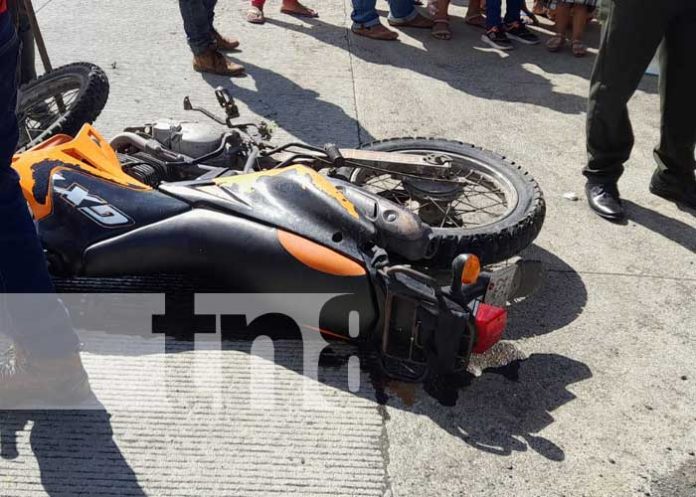 Choque de motos en Matiguás