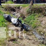 Alta velocidad provoca aparatoso accidente con motos en Matiguás Choque de motos en Matiguás