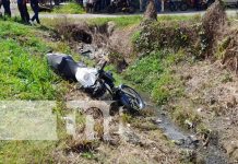 Alta velocidad provoca aparatoso accidente con motos en Matiguás Choque de motos en Matiguás