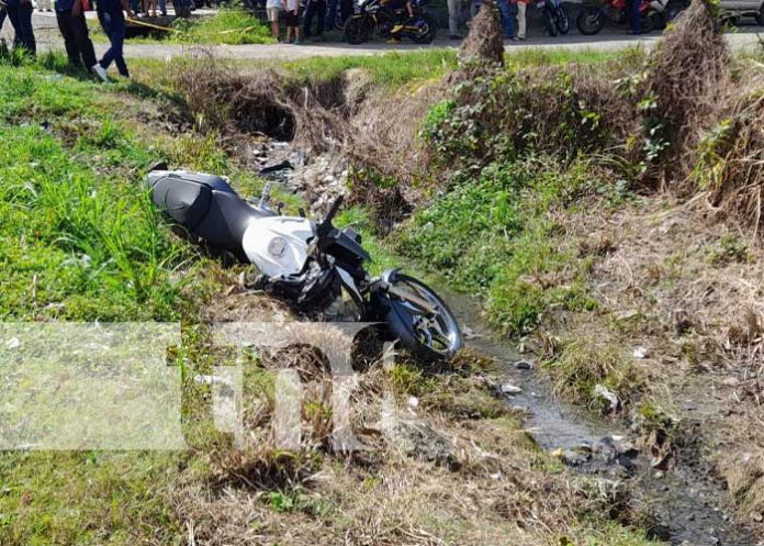 Choque de motos en Matiguás