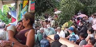 Entierro de madre e hija que fueron asesinadas en Mulukukú