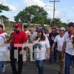 Homenaje a los héroes y mártires de octubre en Masaya