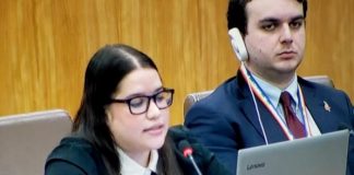 Compañera Olimpia Ochoa Espinales, Primera Secretaria de la Misión Permanente de Nicaragua ante las Naciones Unidas