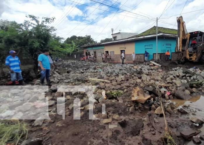 Atención a las afectaciones por las lluvias en Nandaime