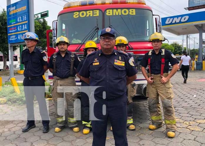 Bomberos de Nicaragua realizan inspección de hidrantes en mercado oriental