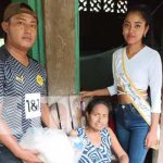 Entrega de paquetes alimenticios en la Isla de Ometepe