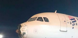 ¡De infarto! Avión terminó destrozado tras una aterradora turbulencia