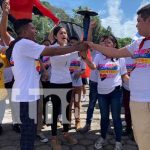 Militancia Sandinista deposita flores en honor a Pedro Aráuz Palacios Homenaje a Pedro Aráuz Palacios desde Diriomo