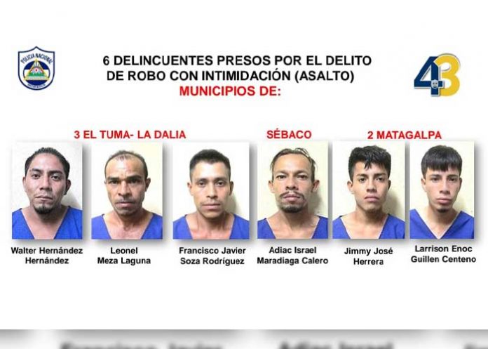 policia-4 Policía Nacional en Matagalpa capturó a 12 delincuentes