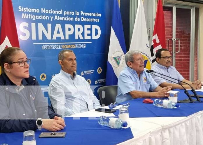 Coordinación de instituciones de Nicaragua ante el paso de la tormenta Julia