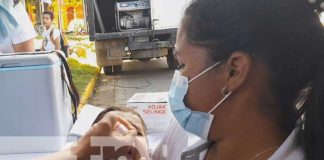 Vacunación contra la polio para la niñez de Rivas
