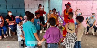 Actividad para celebrar la atención de la salud mental infantil en Nicaragua