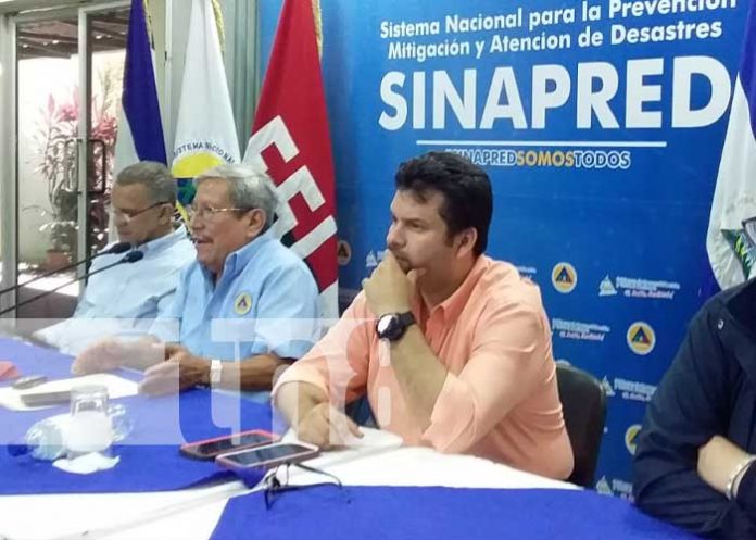 sina-nica-1 Conferencia de prensa del SINAPRED en Nicaragua