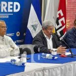 Conferencia de prensa del SINAPRED en Nicaragua