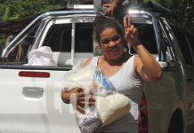 Paquetes de alimentos llegan a familias de la zona rural del municipio Somoto Entrega de paquetes alimenticios en Somoto