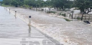 Recorrido por las afectaciones en Tipitapa por la tormenta Julia