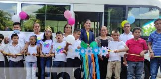 Transporte para movilizar estudiantes en escuela de El Viejo, Chinandega