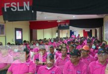 Transportistas de Managua apoyan la fórmula del FSLN