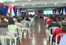 Presentación de proyectos del FSLN a universitarios en Managua