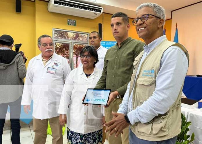 Entrega de equipos del UNICEF al MINSA Nicaragua