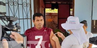 Jornada de vacunación en el Reparto Segovia, Managua