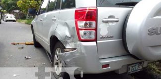 Taxista manda a 3 personas al hospital en Managua