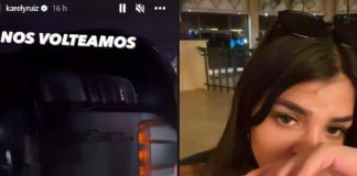 Karely Ruiz sufre accidente en la playa