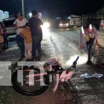 Motociclista termina con uno de sus pies cercenado en accidente de tránsito en Jalapa