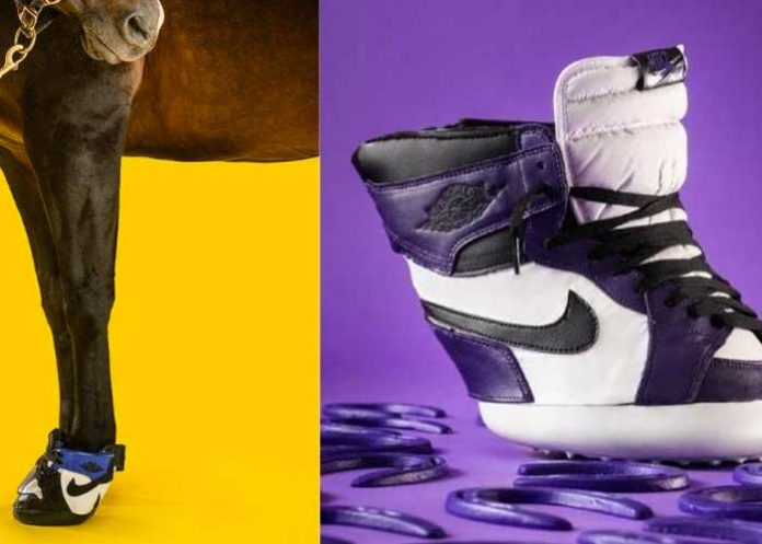 ¡Locura total! Diseñador lanza nueva línea de zapatos para caballos