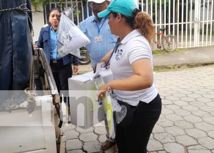 Centro electoral municipal inicia a distribuir material electoral para zonas rurales de Nandaime