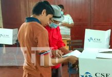 Familias de Carazo ejercen su derecho al voto en estas Elecciones Municipales 2022