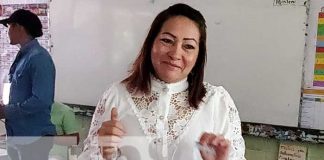Ocotal: Candidatos de la Alianza Unida Nicaragua Triunfa ejercen su derecho al voto