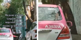 Captan a un taxi sin placa que se negaba a bajar a pasajeras
