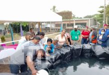 MEFCCA y Policía Nacional inauguran estanque de peces en Granada MEFCCA y Policía Nacional inauguran estanque de peces en Granada