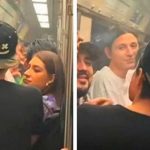 ¿Es eso correcto? Captan a usuario del transporte público fumando marihuana