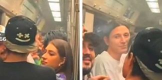 ¿Es eso correcto? Captan a usuario del transporte público fumando marihuana