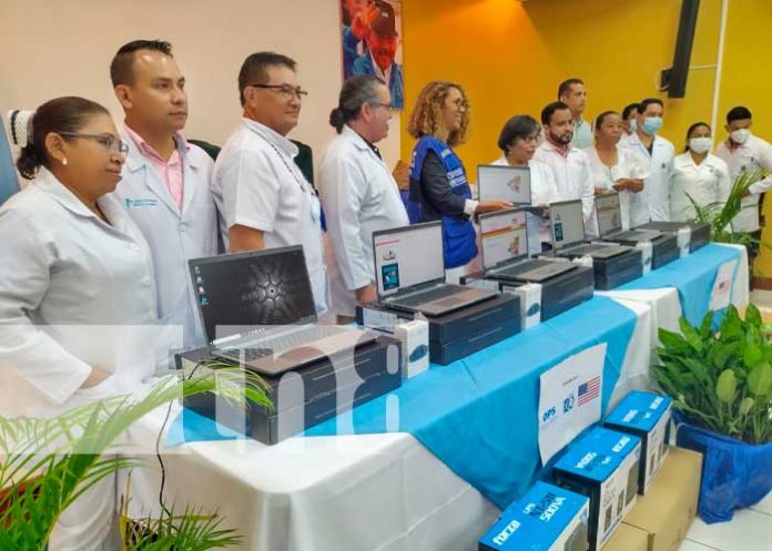 Nicaragua recibe importante donativo de equipos electrónicos por la OPS