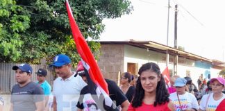 Nandaime participa en caminata por la victoria del FSLN