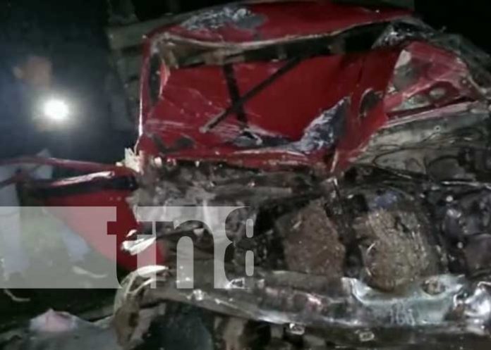 Violento choque dejó 2 lesionados Carretera Acoyapa-San Carlos